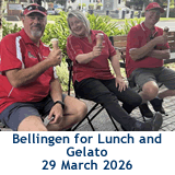 Bellingen for Lunch and Gelato, 29 March 2026 ....
