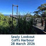 Sealy Lookout, Coffs harbour, 28 March 2026 ....