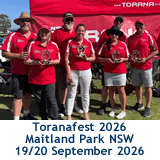 Toranafest, Maitland Park, NSW, 19-20 September 2026 ....
